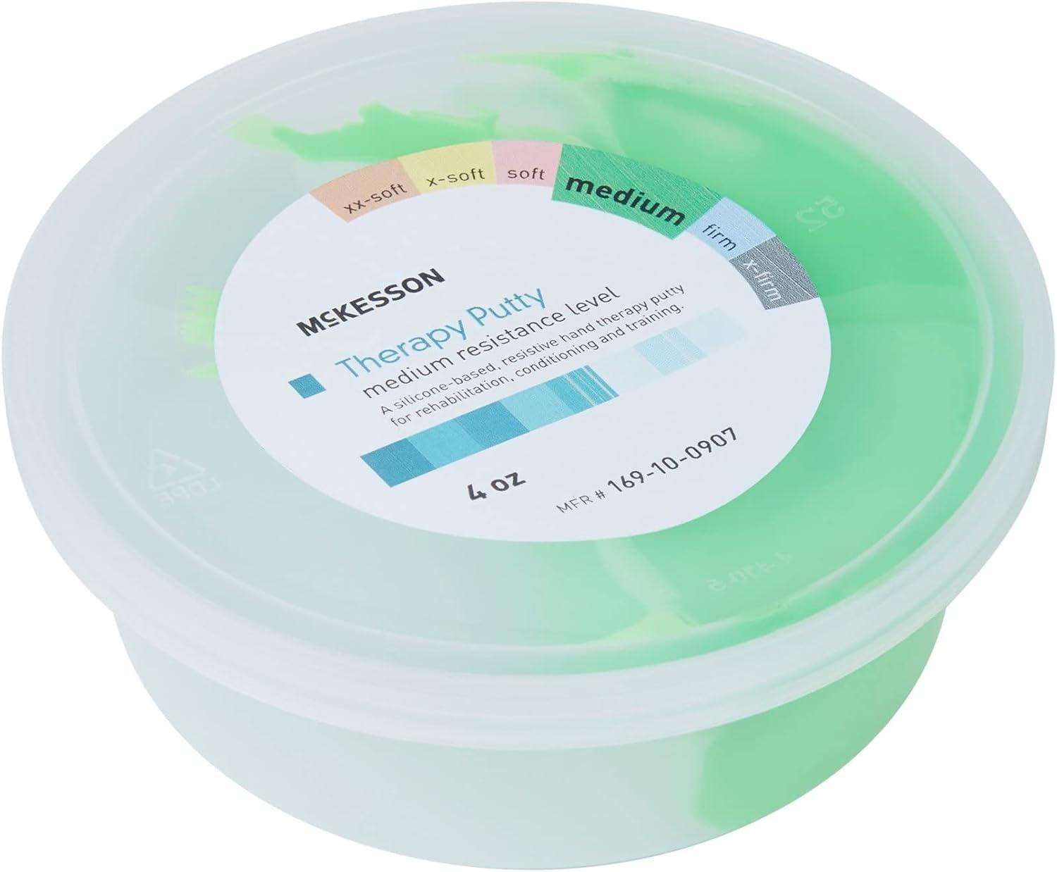 image:imageMcKesson Therapy Putty Medium Resistance for Fingers Hands and Wrist Exercise Rehabilitation Occupational Therapy Tool 4 oz 1 Count