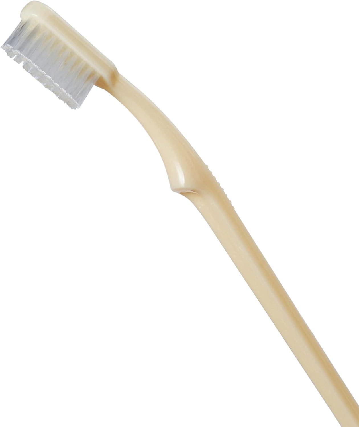 image:imageMcKesson Toothbrush Ivory Medium Bristles Curved Individually Wrapped 144 Count 1 Pack