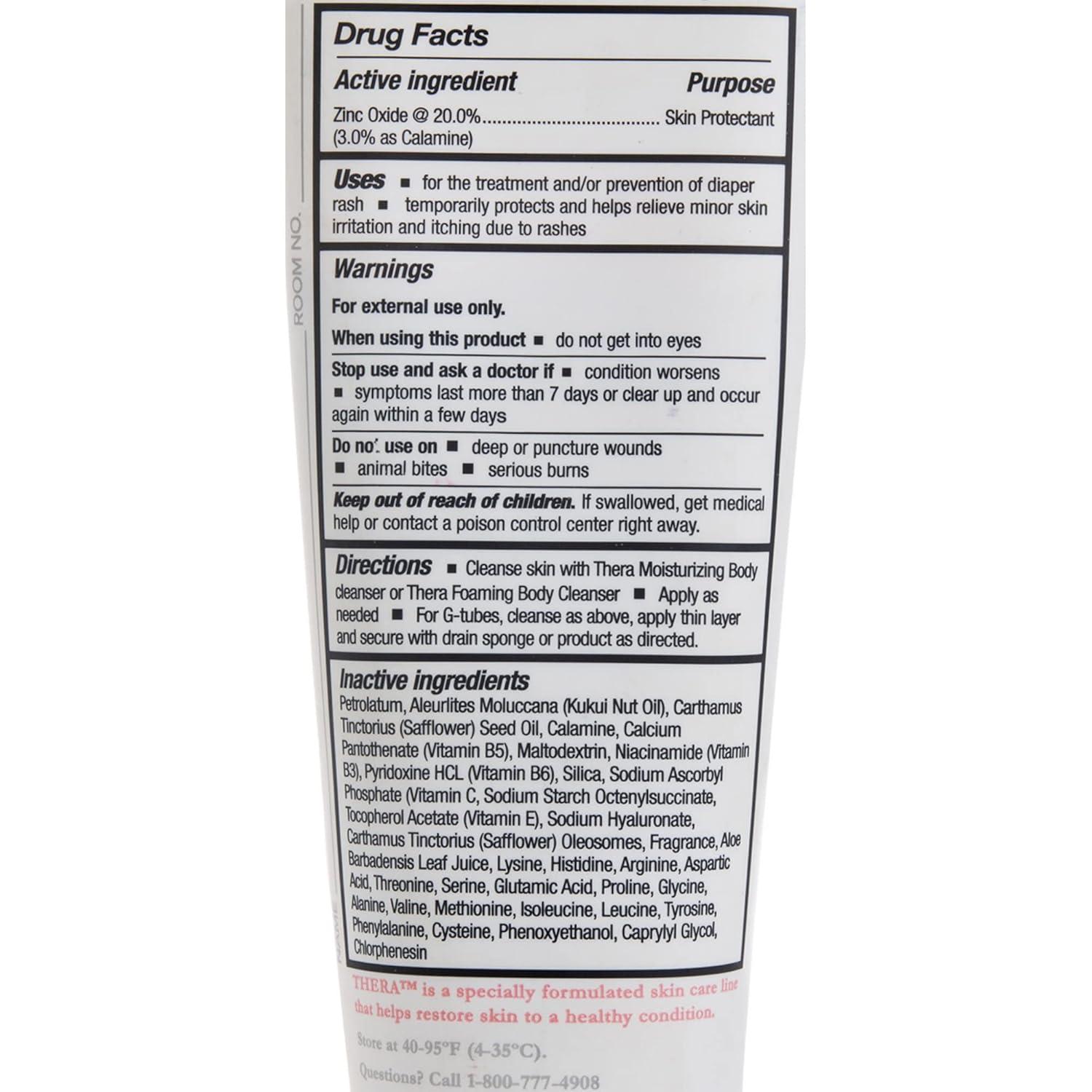 image:imageThera Calazinc Body Shield Calamine with Zinc Cream 144 Packets Total Skin Barrier Ointment for Eczema Psoriasis Diaper Rash Individual Packets 4 g Packet Adult