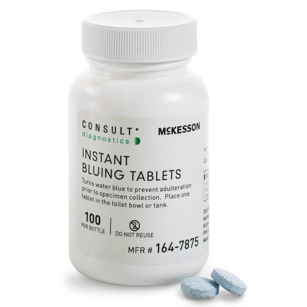 image:imageMcKesson Consult Diagnostics Instant Bluing Tablets 100 Count 1 Pack