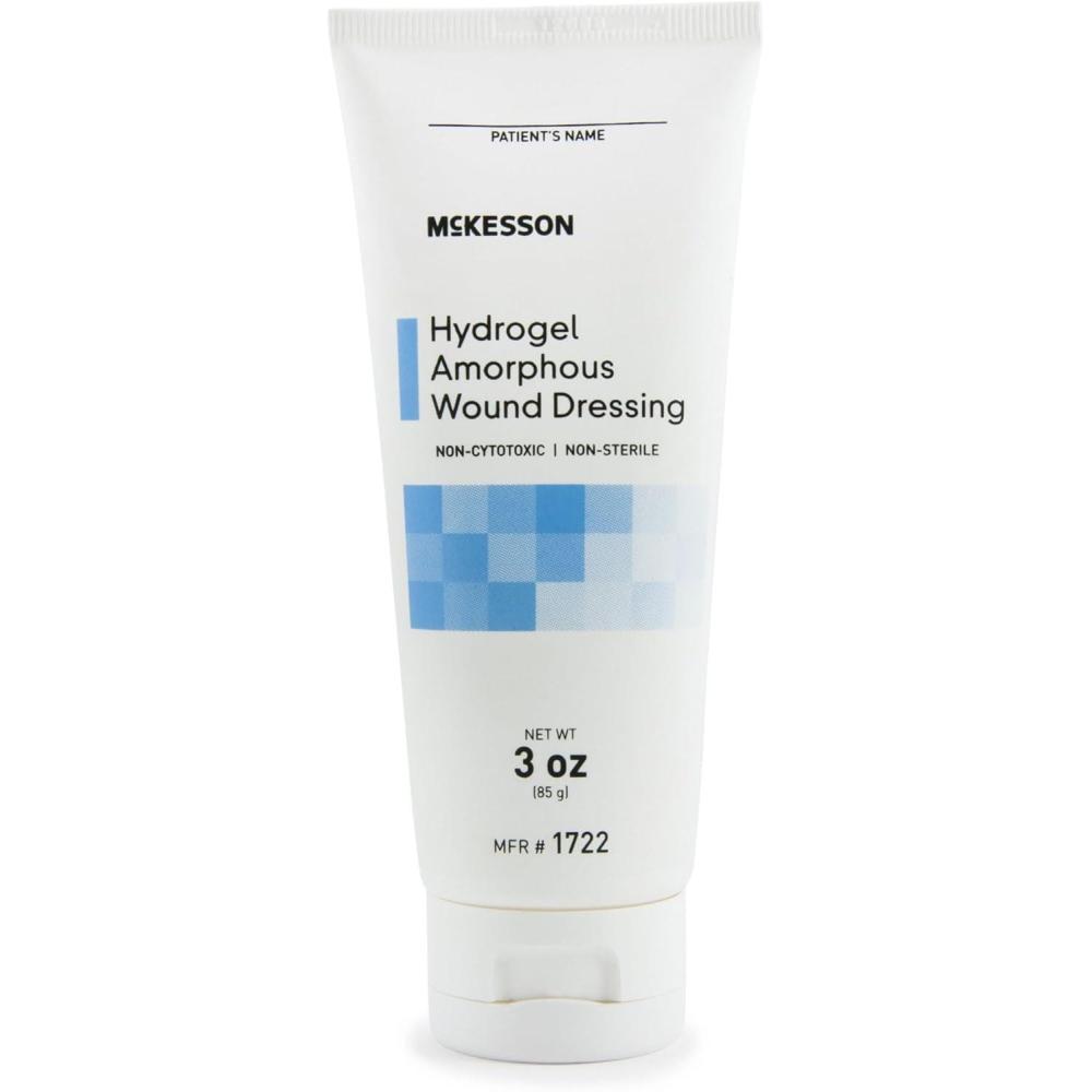 image:imageMcKesson Hydrogel Amorphous Dressing NonSterile NonCytotoxic 3 fl oz 1 Count 12 Packs 12 Total3 Ounce  12 ct