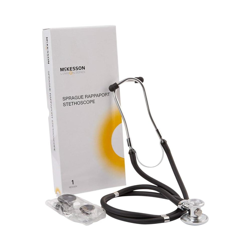 image:imageMcKesson LUMEON Sprague Rappaport Stethoscope Black 1 Count
