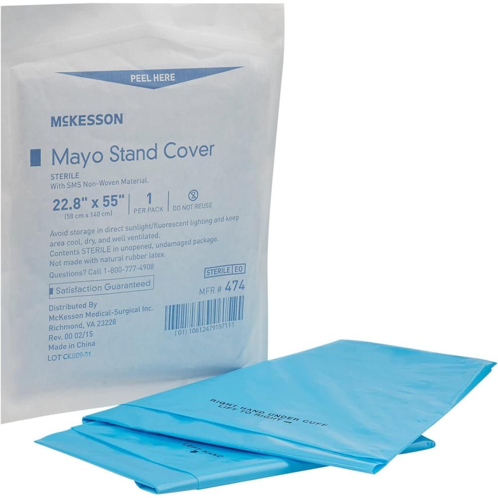 image:imageMcKesson Mayo Stand Cover Sterile 228 in x 555 in 30 Count30