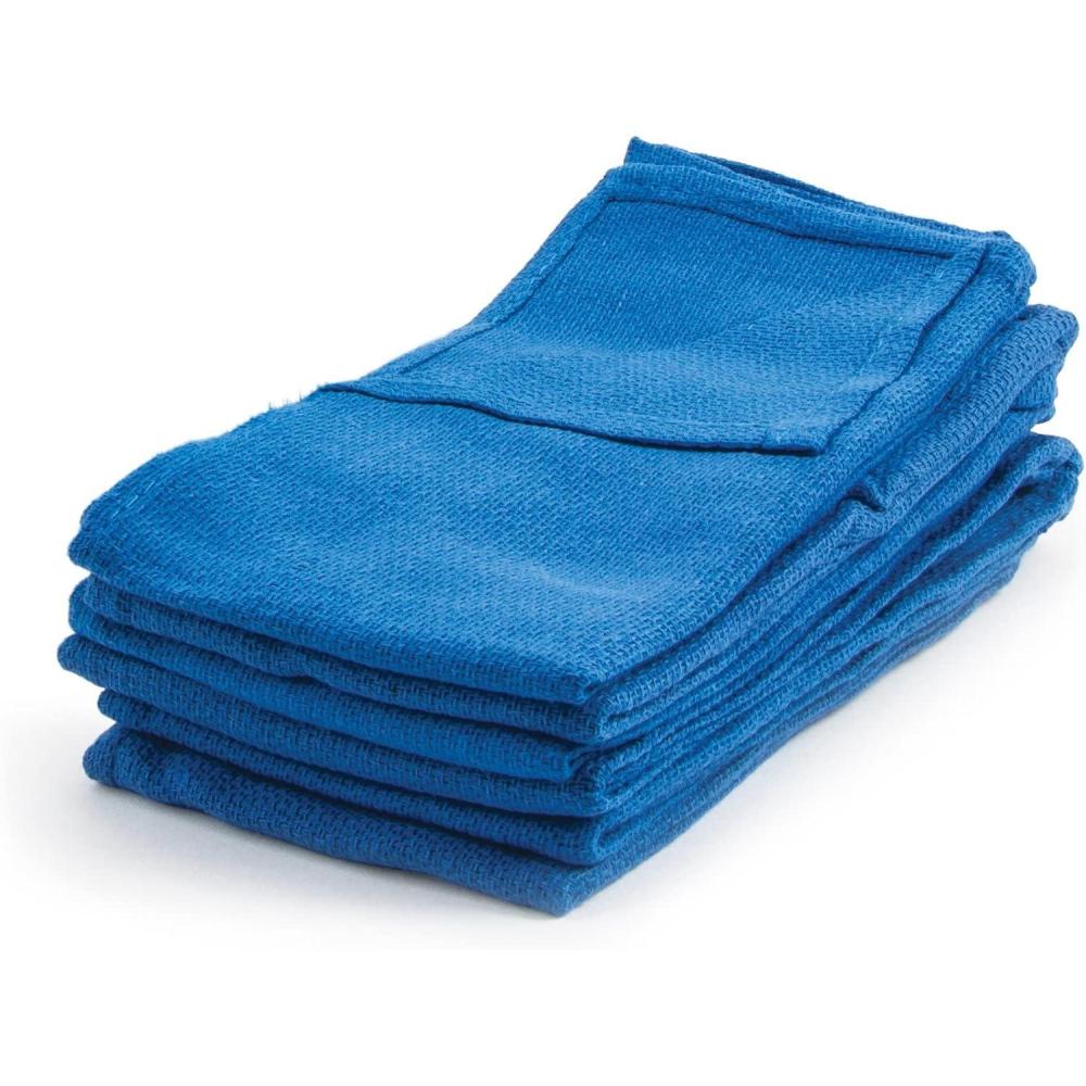 image:imageMcKesson OR Towels Disposable  Cotton Plain Weave PreWashed SingleUse NonSterile  Blue 17 in x 27 in 100 Towels 1 Pack