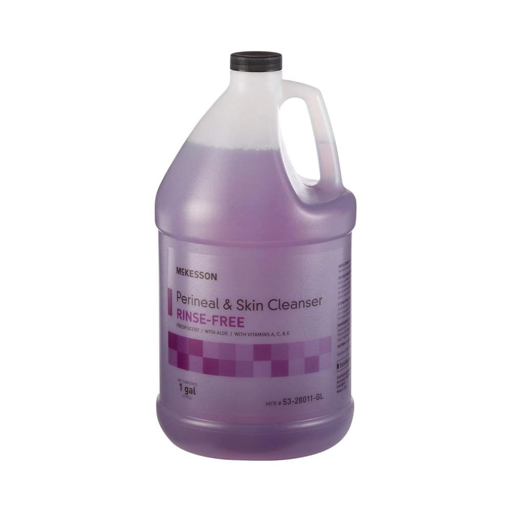 image:imageMcKesson Perineal Skin Cleanser with Aloe 1 Gallon Pack of 4 RinseFree Body Wash for Incontinence or Ostomy Care Fresh Scent128 Fl Oz Pack of 1