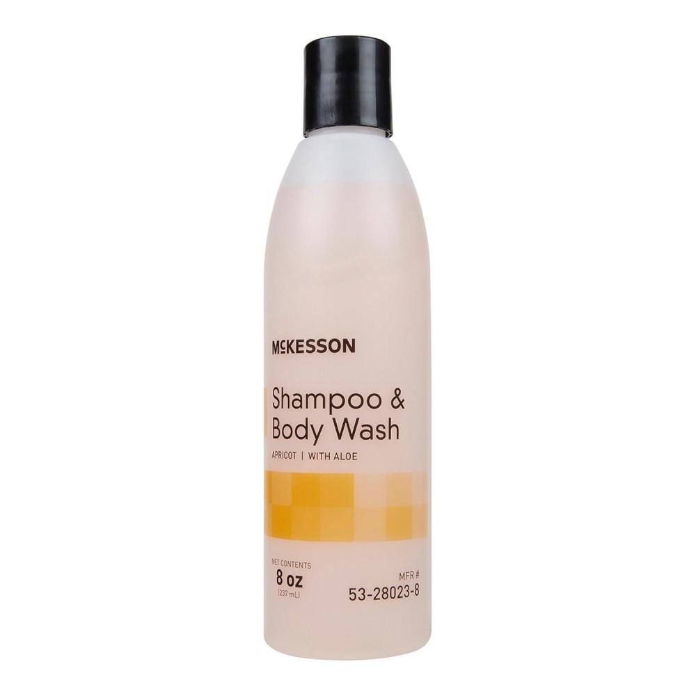 image:imageMcKesson Shampoo and Body Wash with Aloe Apricot Scent 8 oz 1 Count8 Ounce Pack of 1