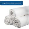 Inteplast Trash Can Liners – Extra Heavy Duty – Star-Sealed Bottom, 0.70 mil – Clear, 16 gal Capacity, 24 in x 32 in