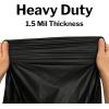 McKesson 55 Gallon Trash Bags – 100 Count, 43″ x 47″ Black Garbage Bags, Heavy Duty 1.5 Mil with Star-Sealed Bottom, Large Trash Can Liners for Commercial Use, Coreless Rolls