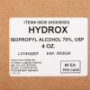 McKesson 70% Isopropyl Rubbing Alcohol – First Aid Solution for Cuts, Scrapes, Cleaning – 4 oz, 60 Count