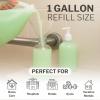 McKesson Body Wash and Shampoo [4 Count] – 1 Gallon Bulk Refill Full with Aloe, Cucumber Melon Scent – Sensitive Skin & Hair 2‑in‑1(Cucumber Melon)