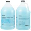 McKesson Body Wash and Shampoo [4 Count] – 1 Gallon Bulk Refill Full with Aloe, Cucumber Melon Scent – Sensitive Skin & Hair 2‑in‑1(Summer Rain)