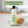 McKesson Body Wash and Shampoo with Aloe, Cucumber Melon Scent, 8 oz, 48 Count