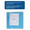 McKesson CSR Sterilization Wrap for Medical Supplies, Nail Technicians, Tattoo Tools – Air and Water Barrier, Blue Cellulose, 15 in x 15 in, 100 Count, 1 Pack