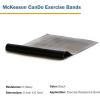McKesson Can Do Exercise Resistance Band – Workout Bands for Physical Therapy – Black, Extra Heavy Resistance – 5 in x 6 yd, 1 Count