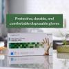 McKesson Confiderm Latex Exam Gloves, Non-Sterile Medical Gloves with Textured Fingertips – Beaded Cuff, Powder-Free – Ivory, Size Large, 100 Count, 1 Box