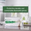 McKesson Confiderm Latex Exam Gloves, Non-Sterile Medical Gloves with Textured Fingertips – Beaded Cuff, Powder-Free – Ivory, Size XL, 100 Count, 1 Box