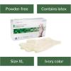 McKesson Confiderm Latex Exam Gloves, Non-Sterile Medical Gloves with Textured Fingertips – Beaded Cuff, Powder-Free – Ivory, Size XL, 100 Count, 10 Boxes, 1000 Total