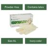 McKesson Confiderm PC Latex Exam Gloves – Powder-Free, Ambidextrous, Textured, Non-Sterile – Ivory, Size XL, 100 Count, 10 Boxes, 1000 Total