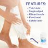 McKesson Disposable Razors [50 Count] – Twin Blade Bulk Shaving Razors for Men & Women, Stainless Steel, Blue, Single-Use for Medical Clinics, Tattoo, Travel, Camping & Salon Care(1 Count (Pack of 100))