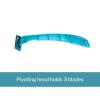 McKesson Disposable Razors, Stainless Steel Triple Blade, Lubricated Strip, Ergonomic Handle, Turquoise, 10 Count, 1 Pack(1 Count (Pack of 500))