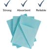 McKesson Disposable Towels [Pack of 500] for Dental Bibs, Nails, Tattoo, Dentist, Medical – 13 x 18 in, 2-Ply Tissue with Poly Back, Diamond Embossed, Blue(500)