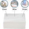 McKesson Disposable Towels [Pack of 500] for Dental Bibs, Nails, Tattoo, Dentist, Medical – 13 x 18 in, 2-Ply Tissue with Poly Back, Diamond Embossed, White