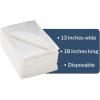 McKesson Disposable Towels [Pack of 500] for Dental Bibs, Nails, Tattoo, Dentist, Medical – 13 x 18 in, 2-Ply Tissue with Poly Back, Diamond Embossed, White