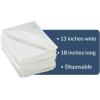 McKesson Disposable Towels [Pack of 500] for Dental Bibs, Nails, Tattoo, Dentist, Medical – 13 x 18 in, 2-Ply Tissue with Poly Back, Waffle Embossed, White