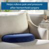 McKesson Donut Pillow Seat Cushion for Wheelchairs and Office Chair, 14 in, 6 Count(14 Inch Diameter  1 Count)