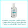 McKesson Hand Sanitizer with Aloe, 62% Ethyl Alcohol, 4 oz, 1 Count, 24 Packs, 24 Total
