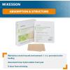 McKesson Hydrocellular Foam Dressings, Sterile, Silicone Adhesive with Border, Dimension 6 in x 6 in, Pad 4 in x 4 in, 10 Count, 1 Pack
