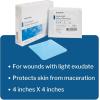 McKesson Hydrogel Sheet Dressing, Sterile, 4 in x 4 in, 10 Count, 4 Packs, 40 Total(4 X 4 Inch ( 40 ct))