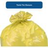 McKesson Infectious Linen and Laundry Handling Bags – 1.2 mil – Yellow, 30 gal – 33 gal Capacity, 23 in x 41 in, 250 Count