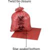 McKesson Infectious Waste Bag, Biohazard, Star Sealed Bottom, Red, 1.25 Mil, 7 to 10 gal, 24 in X 24 in, 250 Count