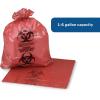 McKesson Infectious Waste Bag, Biohazard, Star Sealed Bottom, Red, 1.5 Mil, 1 to 3 gal, 11 in X 14 in, 50 Count