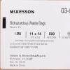 McKesson Infectious Waste Bags – Gusset-Sealed Bottom, 1.5 mil – Red, 1 gal to 6 gal Capacity, 11 in x 14 in, 500 Count
