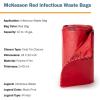 McKesson Infectious Waste Bags – Star-Sealed Bottom, 0.43 mil – Red, 10 gal – 15 gal Capacity, 24 in x 32 in, 500 Count