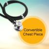 McKesson LUMEON Sprague Rappaport Stethoscope, Black, 1 Count