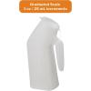 McKesson Male Urinal with Cover, Graduated Markings, Single Patient Use, 32 fl oz / 946 mL, 6 Count(1 Count (Pack of 1))