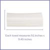 McKesson Multi-Fold Paper Towels for Bathroom or Kitchen, 1-Ply, White, 9.06 in x 9.45 in, 250 Towels, 1 Pack