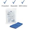 McKesson O.R. Towels, Disposable – Cotton, Plain Weave, Pre-Washed, Single-Use, Sterile – Blue, 17 in x 27 in, 1 Count