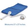 McKesson O.R. Towels, Disposable – Cotton, Plain Weave, Pre-Washed, Single-Use, Sterile – Blue, 17 in x 27 in, 1 Count