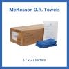 McKesson Operating Room Towels, Sterile, Disposable, Pre-Washed, Blue, 17 in x 27 in, 6 Towels, 1 Pack(Large (Pack of 2))