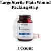McKesson Packing Strip, Sterile, Plain, 100% Cotton, 1 in x 5 yds, 1 Count