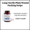 McKesson Packing Strip, Sterile, Plain, 100% Cotton, 1 in x 5 yds, 1 Count