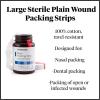 McKesson Packing Strip, Sterile, Plain, 100% Cotton, 1 in x 5 yds, 12 Count