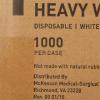 McKesson, Plastic Forks, Heavy Weight, Single Use, White, 1000 Count