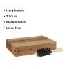 McKesson Plastic Hairbrush, Hair Brush, Single Patient Use, Ivory Handle, Black Bristles, 7.6 in, 288 Count