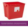 McKesson Prevent Biohazard Infectious Waste Sharps Container, Premium – PG-II, Plastic, Vertical Entry, Rotating Lid – Red, 8 gal, 13 in x 17 3/10 in x 13 1/2 in, 1 Count