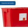 McKesson Prevent Biohazard Sharps Container, Premium – PG-II, Plastic, Vertical Entry, Rotating Lid – Red, 12 gal, 13 in x 17 3/10 in x 20 4/5 in, 1 Count
